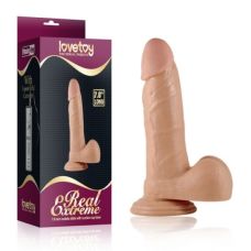Реалістичний фалоімітатор на присоску Lovetoy Real Extreme тілесний