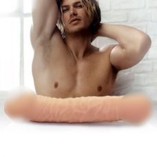 Фаллоимитатор 16,5/3,6 см силиконовый с венками телесный Lovetoy