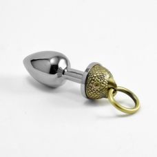 Анальна пробка з металевим колечком і головою папуги Lovetoy