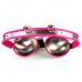 Регулируемый бюстгальтер из нержавеющей стали розовый для БДСМ Bdsm4u