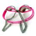 Регулируемый бюстгальтер из нержавеющей стали розовый для БДСМ Bdsm4u