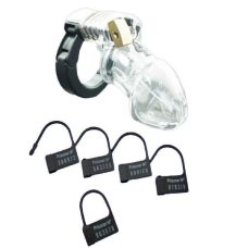 Чоловічий пояс вірності для БДСМ-ігор Black Jack