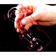 Стеклянная анальная пробка розовая IXI42774