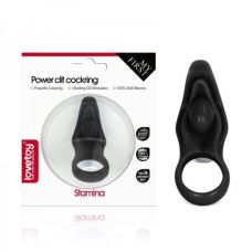 Эректильное виброкольцо со стимуляцией клитора Lovetoy черный