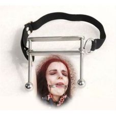 Кляп-зажим в рот стальной для БДСМ-игр