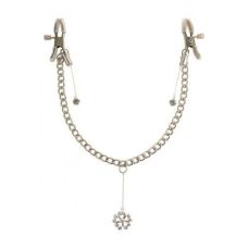 Зажимы для сосков металлические с подвеской FetishFantasy