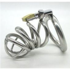 Пояс верности и целомудрия для мужчин стальной Bdsm4u Stainless Steel Male Chastity