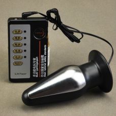 Металева анальна пробка з електростимуляцією