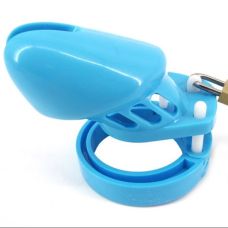 Чоловічий пояс вірності укорочений варіант Блакитний