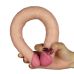 Двосторонній реалістичний фалоімітатор тілесного кольору Lovetoy Двосторонній реалістичний фалоімітатор тілесного кольору Lovetoy