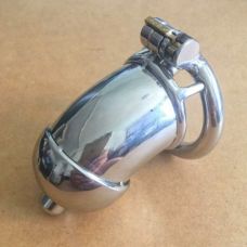 Пояс верности БДСМ мужской из нержавеющей стали серебристого цвета Bdsm4u ZC082