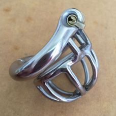 Пояс верности на пенис металлический с клеткой