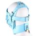 Голубая маска для БДСМ Muzzle Zipper Mouth Голубая маска для БДСМ Muzzle Zipper Mouth