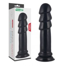 Анальна хвиляста пробка King-Sized lovetoy чорний