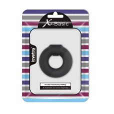 Эрекционное силиконовое кольцо черное COCKRING Lovetoy