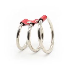 Металлический фиксатор на пенис для БДСМ