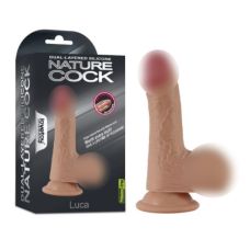 Фаллоимитатор силиконовый  телесный на присоске Lovetoy