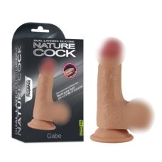 Фаллоимитатор телесный силиконовый на присоске Lovetoy