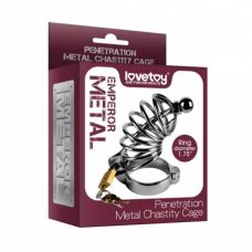 Пояс цнотливості чоловічий lovetoy Penetration Metal Chastity Cage