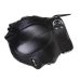 Закрытая маска на голову с разрезами на глазах кожаная черная Bdsm4u Закрытая маска на голову с разрезами на глазах кожаная черная Bdsm4u