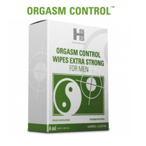 Салфетки для отсрочки эякуляции Shs Orgasm Control Wipes 6штук