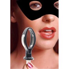 Анальна пробка з електростимуляцією і блоком живлення чорна унісекс