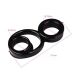 Эрекционное кольцо с фиксацией мошонки черное

