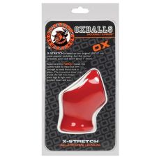 Фиксацтор для мошонки красный Bdsm4u X-STRETCH OXBALLS