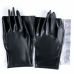 Еротичні рукавички чорного кольору Bdsm4u Natural Latex Gloves