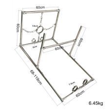 Фиксация для тела на распорках металлическая Bdsm4u