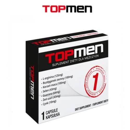Препарат для стимуляції ерекції та потенції Shs Top Men Plus 1 капсула