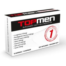 Препарат для стимуляції ерекції та потенції Shs Top Men Plus 10 капсул