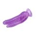 Подвійний фалос на присоску Inch Dildo-Purple фіолетовий Подвійний фалос на присоску Inch Dildo-Purple фіолетовий