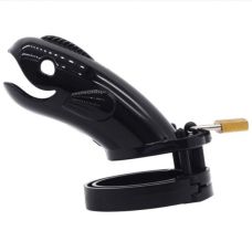 Пояс вірності рибка чоловічий чорного кольору Bdsm4u