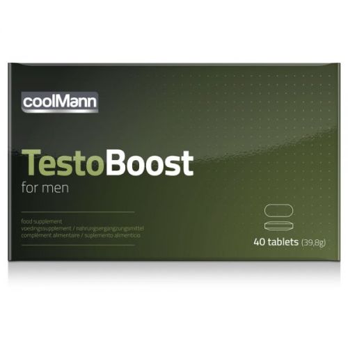 Препарат для чоловічої сили Cobeco Pharma CoolMann Testoboost For Men 40 капсул