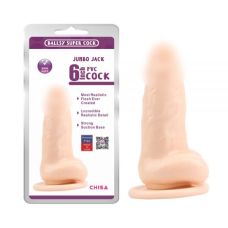 Фалоімітатор реалістичний на присоску JUMBO JACK 6