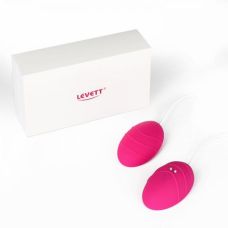 Вібруюче яйце рожеве Levett Beren 2 magnet love eggs