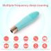 Мини массажер для лица голубой Levett Blue