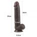 Фалоімітатор реалістичний на присоску чорний Lovetoy 9.5 Sliding Skin Dual Layer Dong Фалоімітатор реалістичний на присоску чорний Lovetoy 9.5 Sliding Skin Dual Layer Dong
