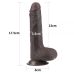 Фалоімітатор реалістичний на присоску чорний Lovetoy 7 Sliding Skin Dual Layer Dong Фалоімітатор реалістичний на присоску чорний Lovetoy 7 Sliding Skin Dual Layer Dong