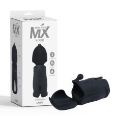 Мастурбатор на пенис с вибрацией черного цвета Chisa Piper