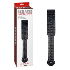 Шлепалка для эротических игр черного цвета Chisa Punish Me