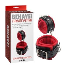 Оковы для рук коданые черные Chisa Super Soft Hand Cuffs