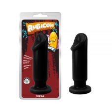 Анальна чорна пробка з головкою Chisa Evil Dildo Plug Large