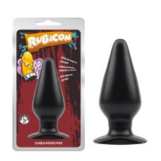 Пробка анальна Конусна чорна Chisa Anal Plug Large