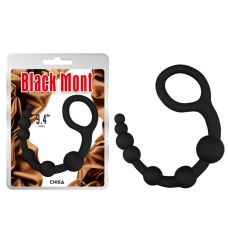 Огромные анальные бусы черные Chisa Power Boyfriend Beads
