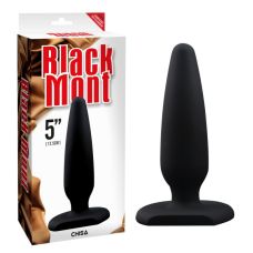 Анальна пробка чорна силіконова Chisa Silicone Plug Xlarge