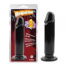 Большая анальная пробка для фистинга с головкой черная Chisa Evil Dildo Plug XL