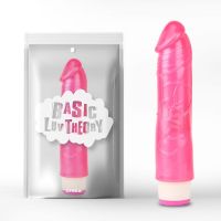 Вибратор реалистичный гелевый розового цвета Chisa Sexy Whopper