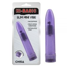 Клиторальный стимулятор фиолетового цвета Chisa Slim Mini Vibe